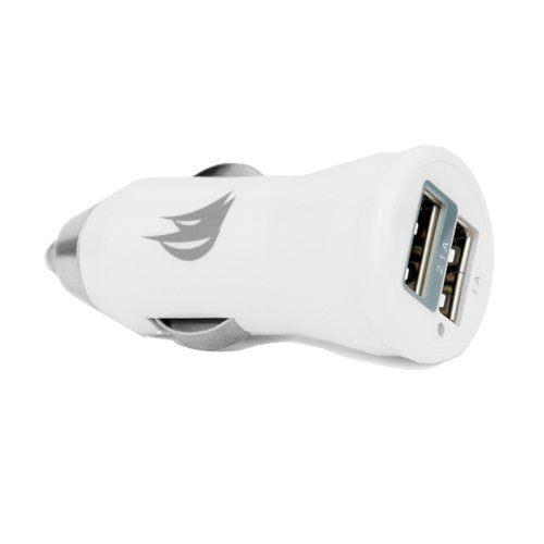 TECNOSHOP Caricabatterie da auto Vaveliero 2 porte USB nero